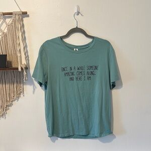 Teal Graphic T-Shirt
